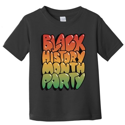 Black History Month Party Toddler T-Shirt