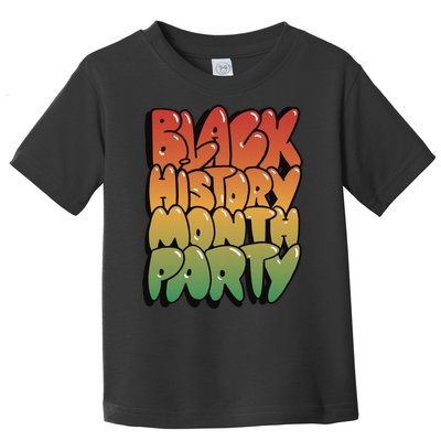 Black History Month Party Toddler T-Shirt