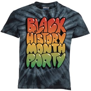 Black History Month Party Kids Tie-Dye T-Shirt