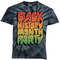 Black History Month Party Kids Tie-Dye T-Shirt