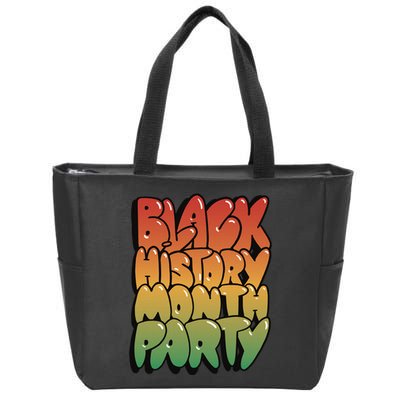 Black History Month Party Zip Tote Bag
