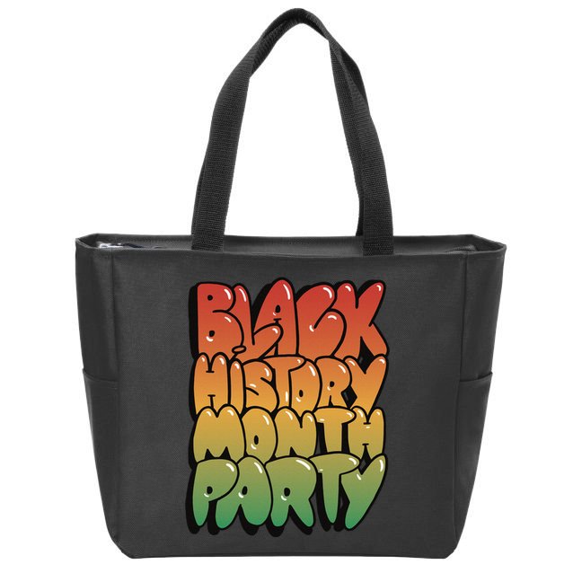 Black History Month Party Zip Tote Bag