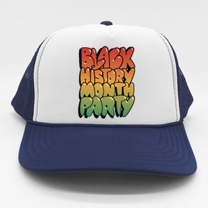 Black History Month Party Trucker Hat