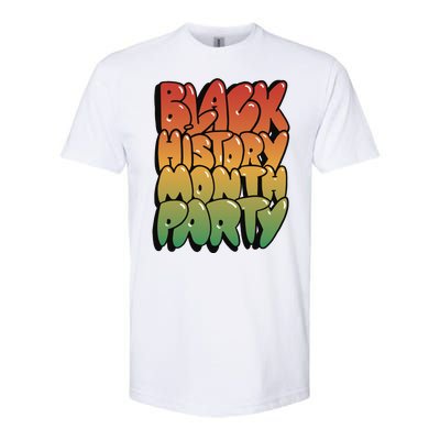 Black History Month Party Softstyle CVC T-Shirt