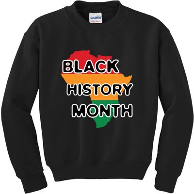 Black History Month For Juneteenth Day Gift Kids Sweatshirt