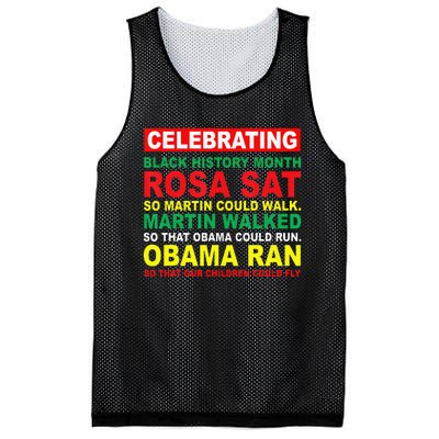 Black History Month Juneteenth Obama Ran Children Could Fly Mesh Reversible Basketball Jersey Tank