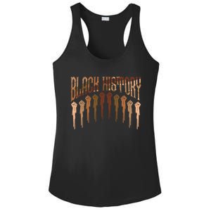 Black History Month Heart Black Juneteenth Melanin Funny Gift Ladies PosiCharge Competitor Racerback Tank