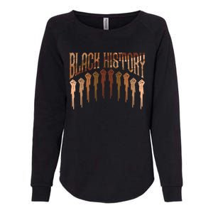 Black History Month Heart Black Juneteenth Melanin Funny Gift Womens California Wash Sweatshirt