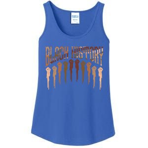 Black History Month Heart Black Juneteenth Melanin Funny Gift Ladies Essential Tank