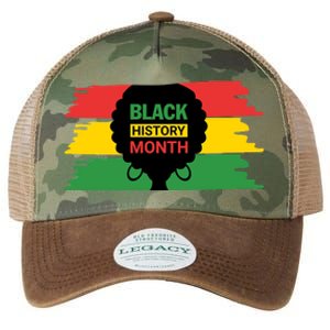 Black History Month Female Afro Legacy Tie Dye Trucker Hat