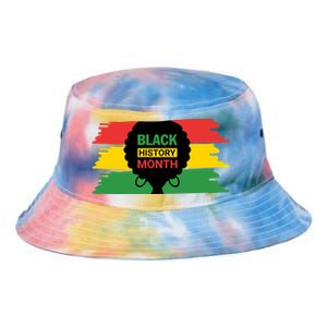 Black History Month Female Afro Tie Dye Newport Bucket Hat