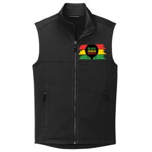 Black History Month Female Afro Collective Smooth Fleece Vest