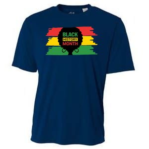 Black History Month Female Afro Cooling Performance Crew T-Shirt