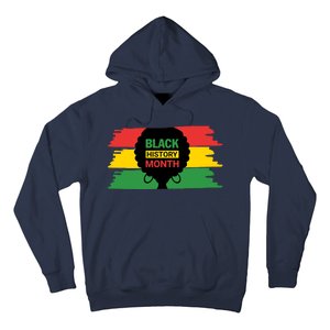 Black History Month Female Afro Hoodie