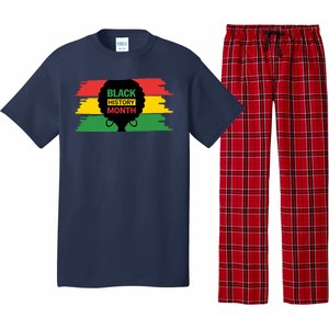 Black History Month Female Afro Pajama Set