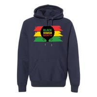 Black History Month Female Afro Premium Hoodie