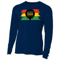 Black History Month Female Afro Cooling Performance Long Sleeve Crew