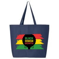 Black History Month Female Afro 25L Jumbo Tote