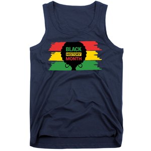 Black History Month Female Afro Tank Top