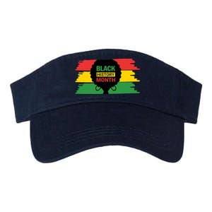 Black History Month Female Afro Valucap Bio-Washed Visor