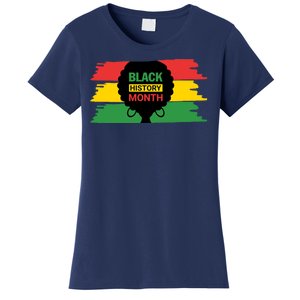 Black History Month Female Afro Women's T-Shirt