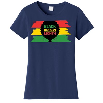 Black History Month Female Afro Women's T-Shirt