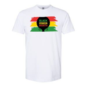 Black History Month Female Afro Softstyle CVC T-Shirt