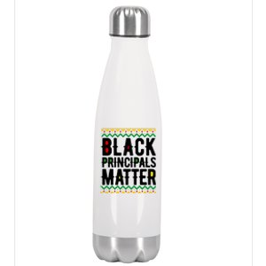 Black History Month Gift My History Is Strong African Gift Stainless Steel Insulated Water Bottle