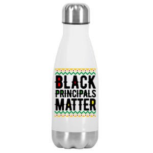 Black History Month Gift My History Is Strong African Gift Stainless Steel Insulated Water Bottle