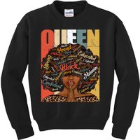 Black History Month Juneteenth For Black Queen Kids Sweatshirt