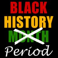 Black History Month Period Tall T-Shirt