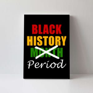 Black History Month Period Canvas