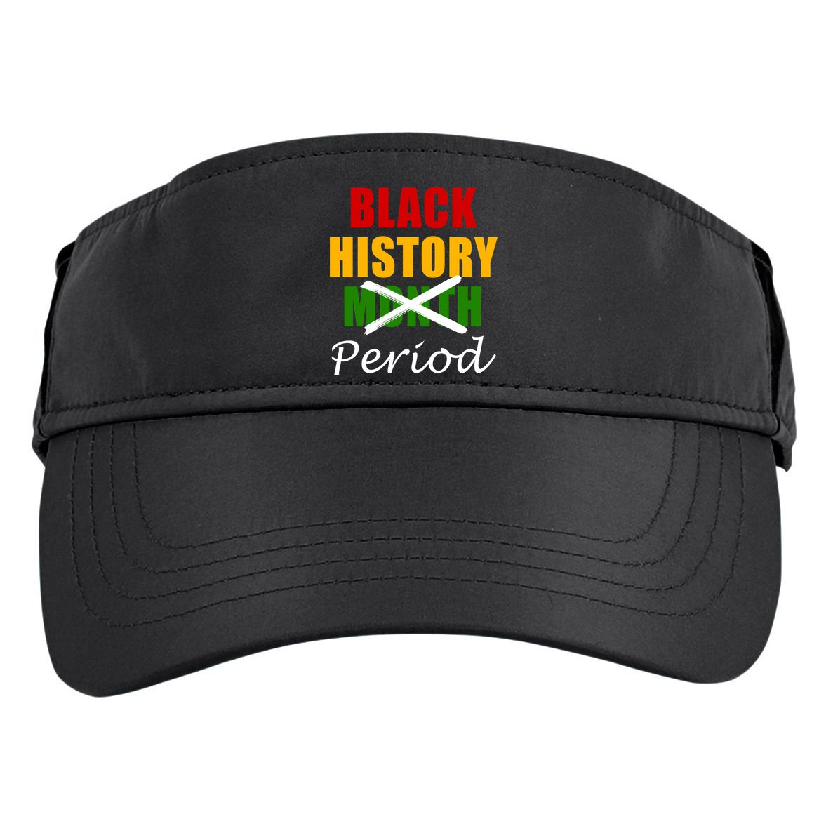 Black History Month Period Adult Drive Performance Visor