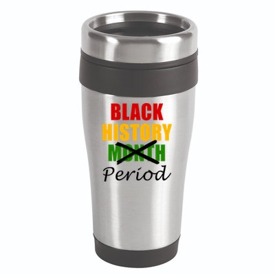 Black History Month Period 16oz Travel Tumbler