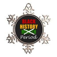 Black History Month Period Metallic Star Ornament