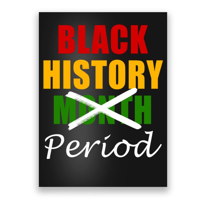 Black History Month Period Poster