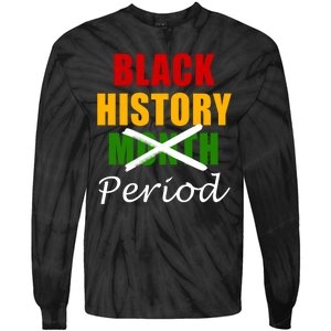 Black History Month Period Tie-Dye Long Sleeve Shirt