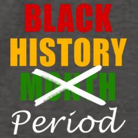 Black History Month Period Vector Backpack