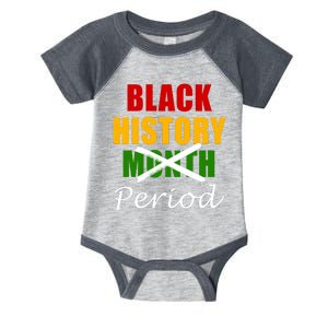 Black History Month Period Infant Baby Jersey Bodysuit