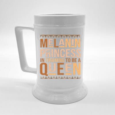 Black History Month Melanin Princess Beer Stein