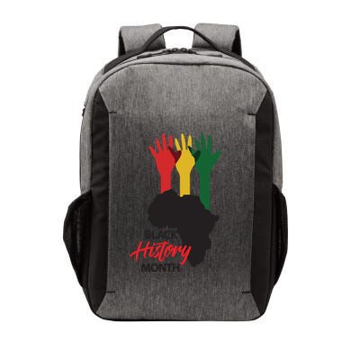 Black History Month Hands Map Vector Backpack