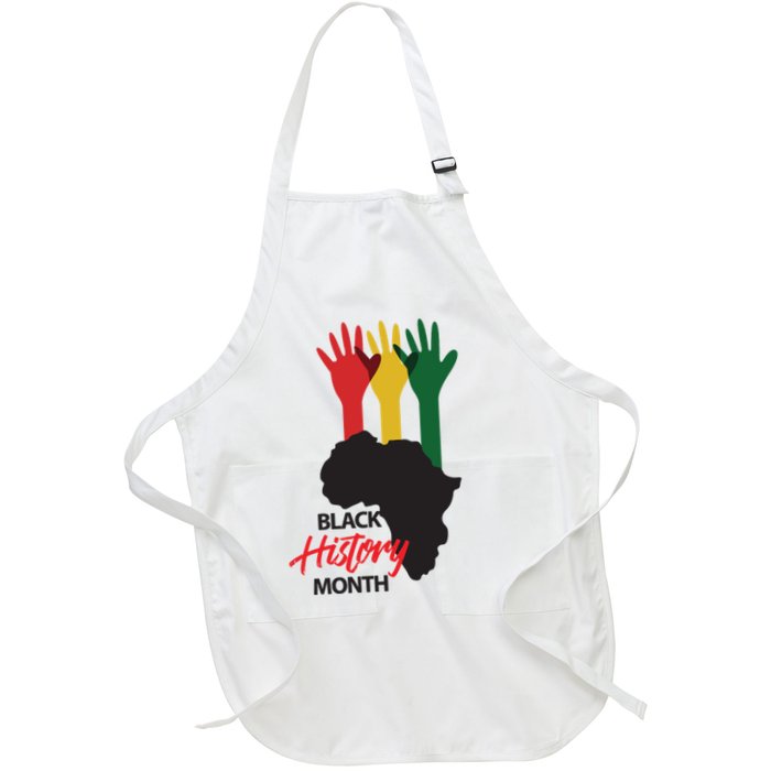 Black History Month Hands Map Apron