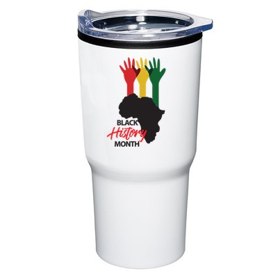 Black History Month Hands Map Tumbler