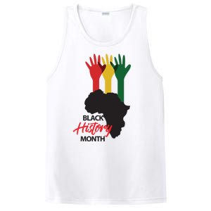 Black History Month Hands Map PosiCharge Competitor Tank