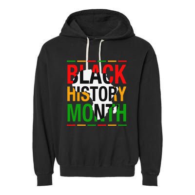 Black History Month African American Melanin Pride Gifts Garment-Dyed Fleece Hoodie