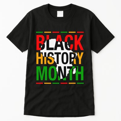 Black History Month African American Melanin Pride Gifts Tall T-Shirt