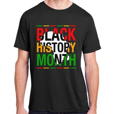 Black History Month African American Melanin Pride Gifts Adult ChromaSoft Performance T-Shirt