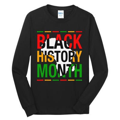 Black History Month African American Melanin Pride Gifts Tall Long Sleeve T-Shirt