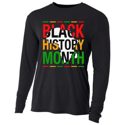 Black History Month African American Melanin Pride Gifts Cooling Performance Long Sleeve Crew