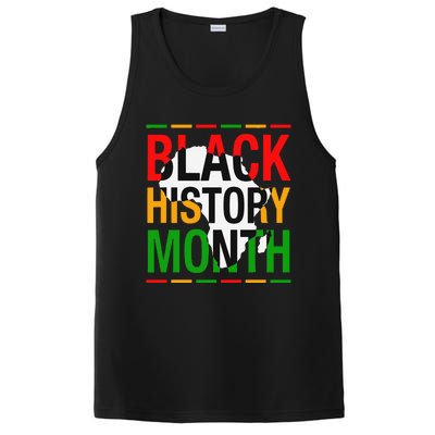 Black History Month African American Melanin Pride Gifts PosiCharge Competitor Tank